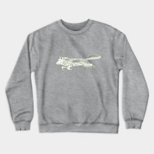 Watercolor Wolf Crewneck Sweatshirt